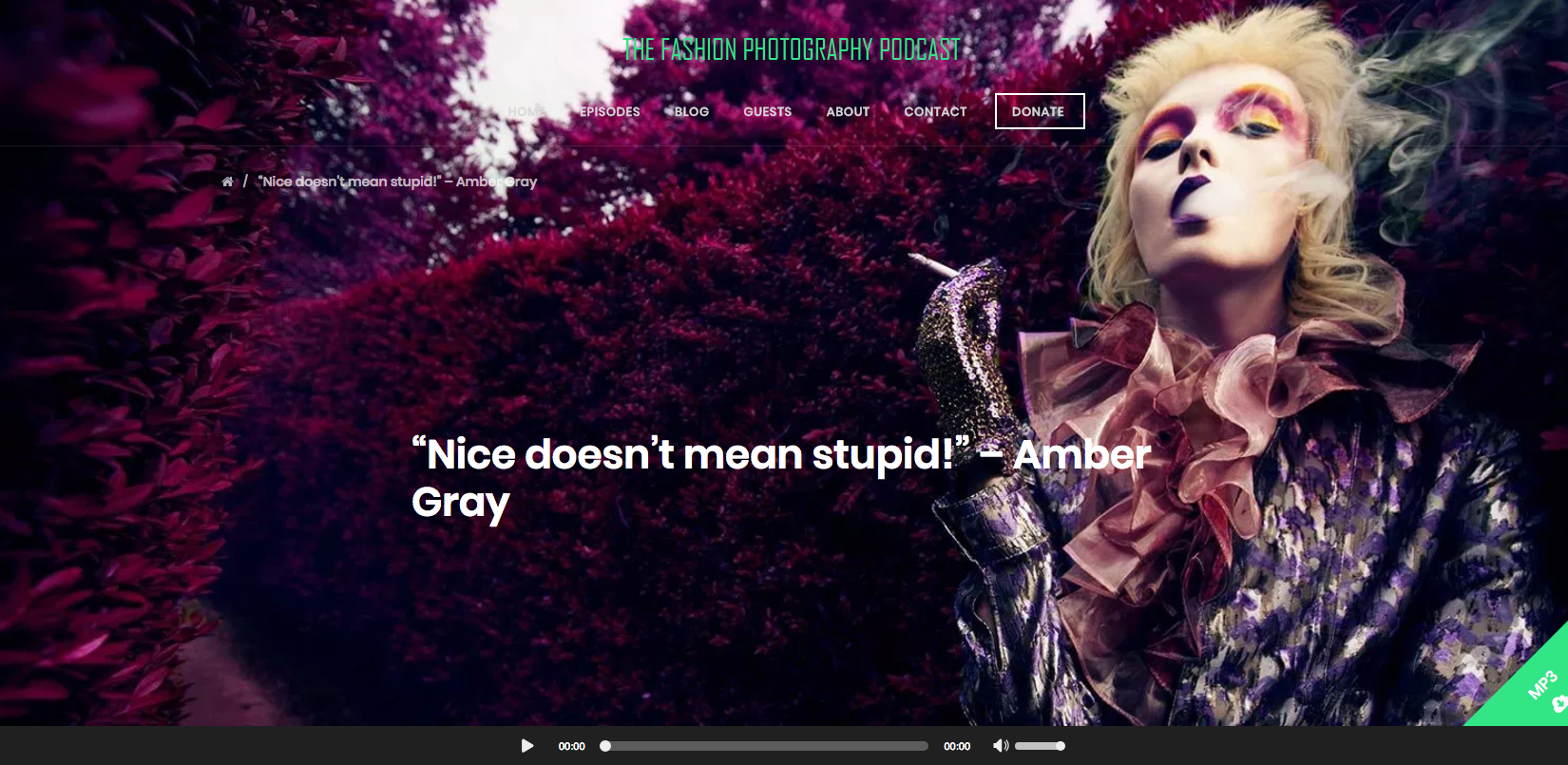 Read more about the article Amber Gray interviewed on The Fashion Photography Podcast