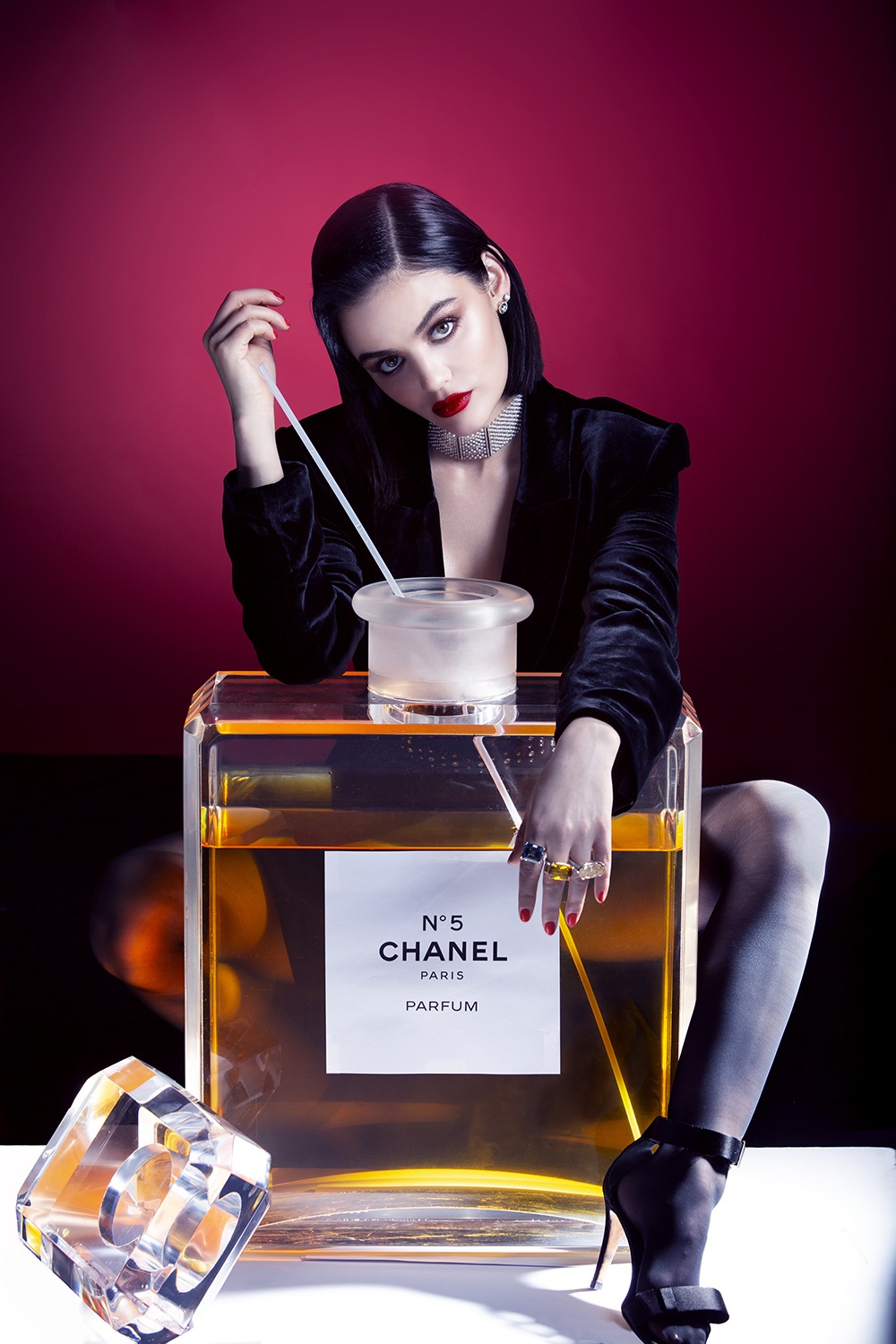 Read more about the article Lucy Hale photographed by Amber Gray